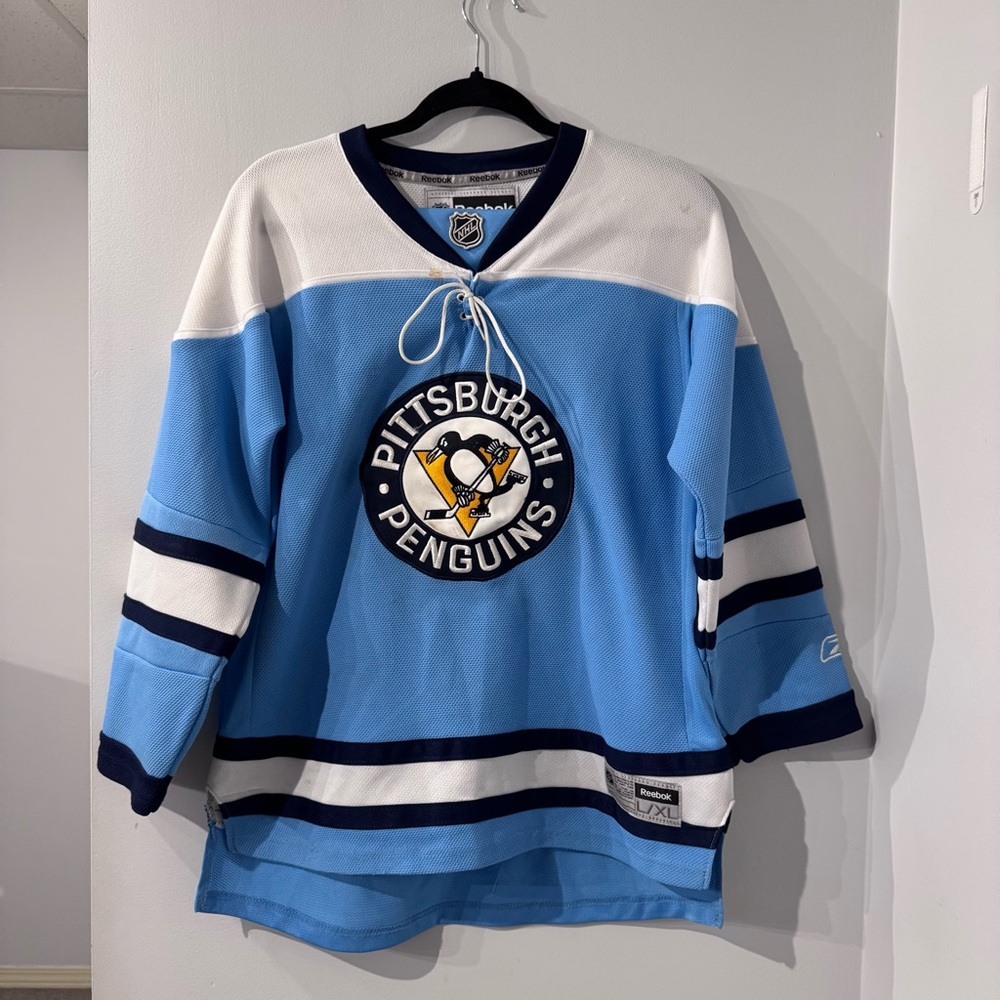 Pittsburgh Penguins Blue Hockey Jersey - Kids